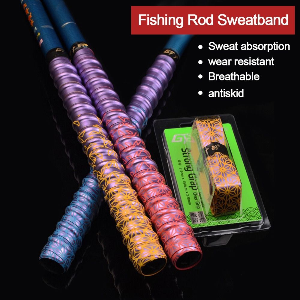 Tongkat pancing olahraga, warn - Fishing Rod Wrap Tape ulasan dan harga